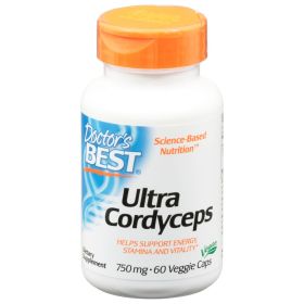 Doctor's Best - Ultra Cordyceps 750mg - 1 Each-60 Ct
