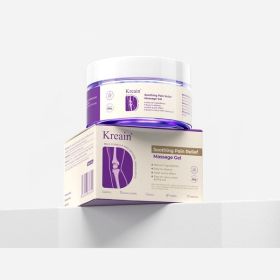 Kreain Nature Soothing Massage Relief Gel, Joint Purple Gel Cooling Soothes Cream For Knees, Hand Arthritis, Lumbar, Neck And Shoulders (Option: 01)